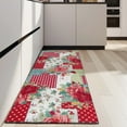 thumbnail image 4 of Pioneer Flower Floral Print Pattern Kitchen Rug Mat,Kitchen Runner Rugs Non Skid Washable,Decorative Kitchen Floor Mats for Kitchen,Sink,Laundry,17"X47", 4 of 5