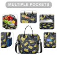 thumbnail image 2 of Insulated Lunch Bag Women, Leakproof Large Lunch Box, Reusable Lunch Cooler Bag with Adjustable Strap, Lunch Tote Bag for Work Women,Lemon Print Lunch Tote Bags Gifts for Woman, Mom, 2 of 6