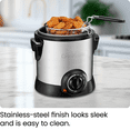 thumbnail image 2 of Chefman Fry Guy 1 Liter Deep Fryer w/ Adjustable Temperature Control - Stainless Steel, 2 of 8