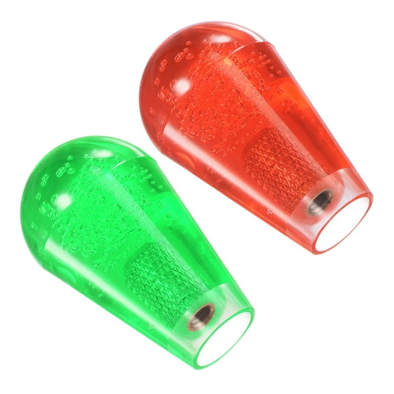 Uxcell Red Green Ellipse Oval Joystick Rocker Ball Top Handle for Arcade Game