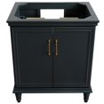 thumbnail image 6 of 30 in. Single Wooden Vanity  Dark Gray Finish Cabinet Only, 6 of 11