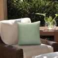 thumbnail image 3 of Outdoor Solid Pillow 18 x 18 in Sage, 3 of 6