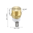 thumbnail image 3 of Unique Bargains Universal Car Radiator Engine Temperature Thermo Sensor Switch 3/8'' NPT 180 Degree on 165 Degree Off, 3 of 6