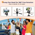 64" Phone&Tablet Tripod, Cell Phone Tripod for iPhone with Wireless