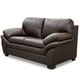thumbnail image 2 of Love Seat de Piel Genuina ConfortoPiel  Genova Chocolate, 2 of 6