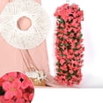 thumbnail image 6 of kladzum Fake Flowers Simulation Violet Wall Hanging Wedding Home Decoration Simulat Living Room Ceiling Decoration Plastic Wrapping Plants, Fake Hanging Plants, 6 of 7