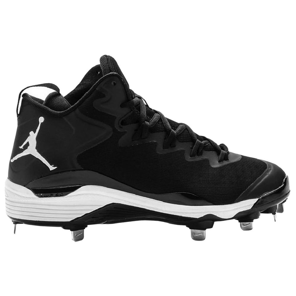 NIKE JORDAN SUPER FLY 3 BLK/WH MENS METAL BASEBALL CLEATS US 9 M, EU 42.5 - Walmart.com