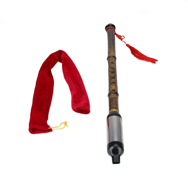 Instrumento musical chino hecho a mano tradicional flauta de bambú púrpura Dizi en G Key