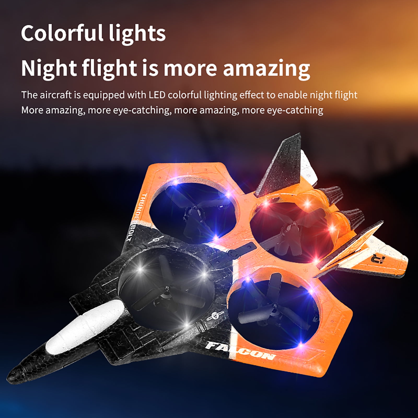 Gmdisc RC Planes for Kids 2.4GHZ Remote Control Foam Airplanes 360° Flip Fighter Jet Toy RC Airplane for Beginners Boy Toys 5-7 8 9 10 11 Year Old Boy Gifts