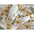 thumbnail image 3 of Ambesonne Retro Quilted Coverlet 2 Pcs, Lily Flowers Chain Look Print, Twin Size, Blush Mustard Fern Green, 3 of 4