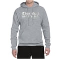 thumbnail image 2 of Wild Bobby, Thou Shall Not Try Me Mood 24:7, Inspirational/Christian, Unisex Graphic Hoodie Sweatshirt, Heather Grey, Small, 2 of 4