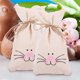 thumbnail image 4 of CRILSTYLEO 5Ud Bolsa Reutilizable Con Cordón De Y Orejas De Para Dulces Y Fiestas Easter, 4 of 7