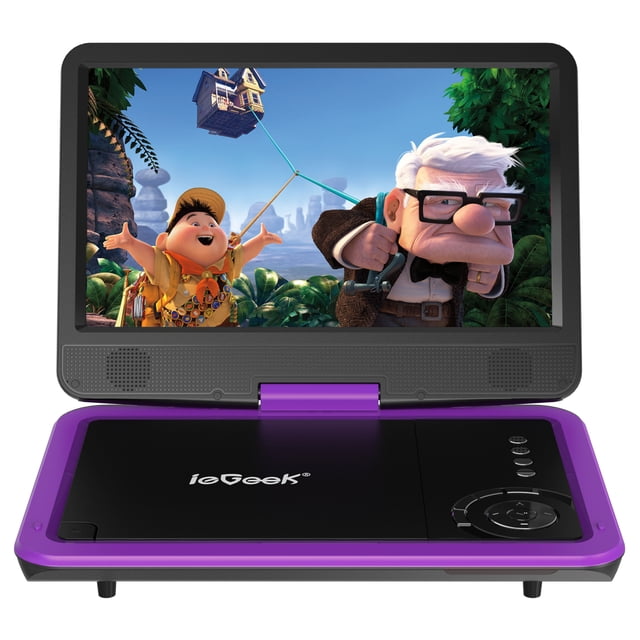 ieGeek 12.5" Portable DVD Player with Screen, 10.5" HD, Car DVD Player for Kids with High Volume Dual Speaker, 5 Hours Rechargeable Battery, Support Multiple Disc Formats