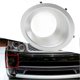 thumbnail image 4 of Car Front Bumper Fog Lamp Light Bezel Frame Left Right For Land Rover Range Rover Sport 2010 2011 2012 2013 Silver ABS Plastic, 4 of 5