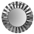 thumbnail image 1 of The Urban Port UPT-226276 28 in. Miroir Mural Flottant Rond avec Cadre Miroir Work&44; Silver, 1 of 5