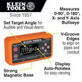 thumbnail image 3 of Klein Tools 935DAGL 4.57 in. x 1.36 in. x 2.48 in. Programmable Angles Digital Level with 2 Batteries (AA), 3 of 11