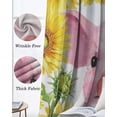 thumbnail image 3 of Farmhouse Sunflowers Blackout Curtains for Bedroom Living Room Darkening Curtains 63 Inches Long Spring Country Watercolor Pig Floral Window Curtain 2 Panels Set Window Treatment Drapes 42"x63", 3 of 9