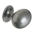 thumbnail image 4 of Utopia Alley HW340PLAI011 Danbury Oval Cabinet Knob  Antique Iron  1-1/4 inch  Single, 4 of 7