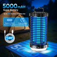 thumbnail image 4 of Bug Zapper CreateFun 2026 mejorado, 3 en 1, recargable, negro, 4 of 8