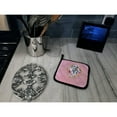 thumbnail image 4 of Dalmatian Pink Flowers Pair of Pot Holders, 4 of 4