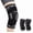 Black, variant on Knee Brace Bone on Bone Support,One Pair with Adjustable Non-Slip Straps (Red,Extra Extra Extra Large)