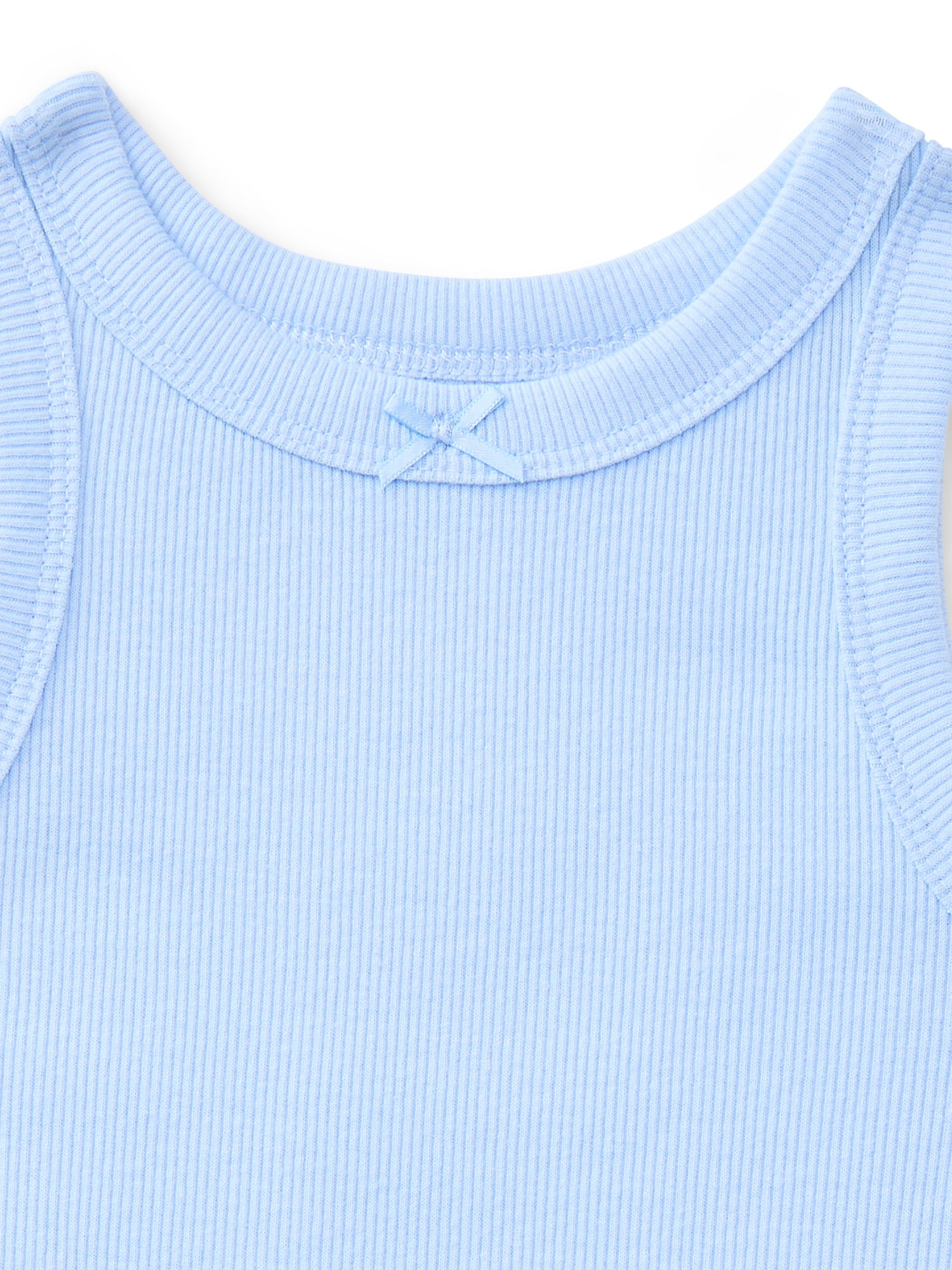 Wonder Nation Toddler Girl Solid Ribbed Tank Top, Sizes 18M-5T