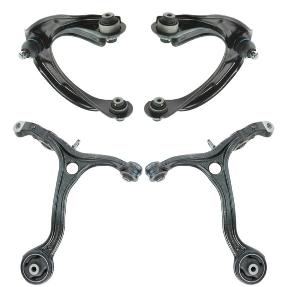 TRQ Front Upper Lower Control Arm Assembly Suspension Kit Set 4pc for Accord TSX PSA65841