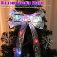 thumbnail image 3 of Viworld Ribbon Fairy Lights, 16.4ft 50 LED Ribbon Christmas Lights, Battery Operated Waterproof Copper Wire String Lights for Xmas Tree Wedding Party Indoor Outdoor Decoration, Multicolor, 3 of 9
