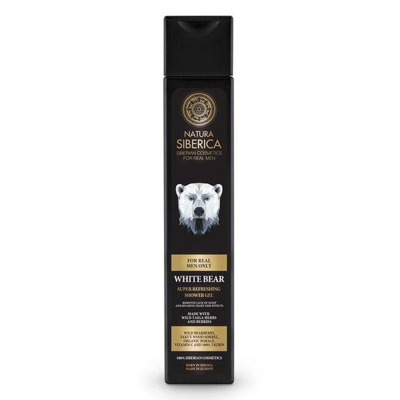 Natura Siberica - For Men Only - White Bear Refreshing Shower Gel 250ml
