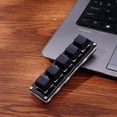 thumbnail image 4 of 5-Key Mini Mechanical Keyboard Custom Shortcut Programmable Keypad Control, 4 of 7