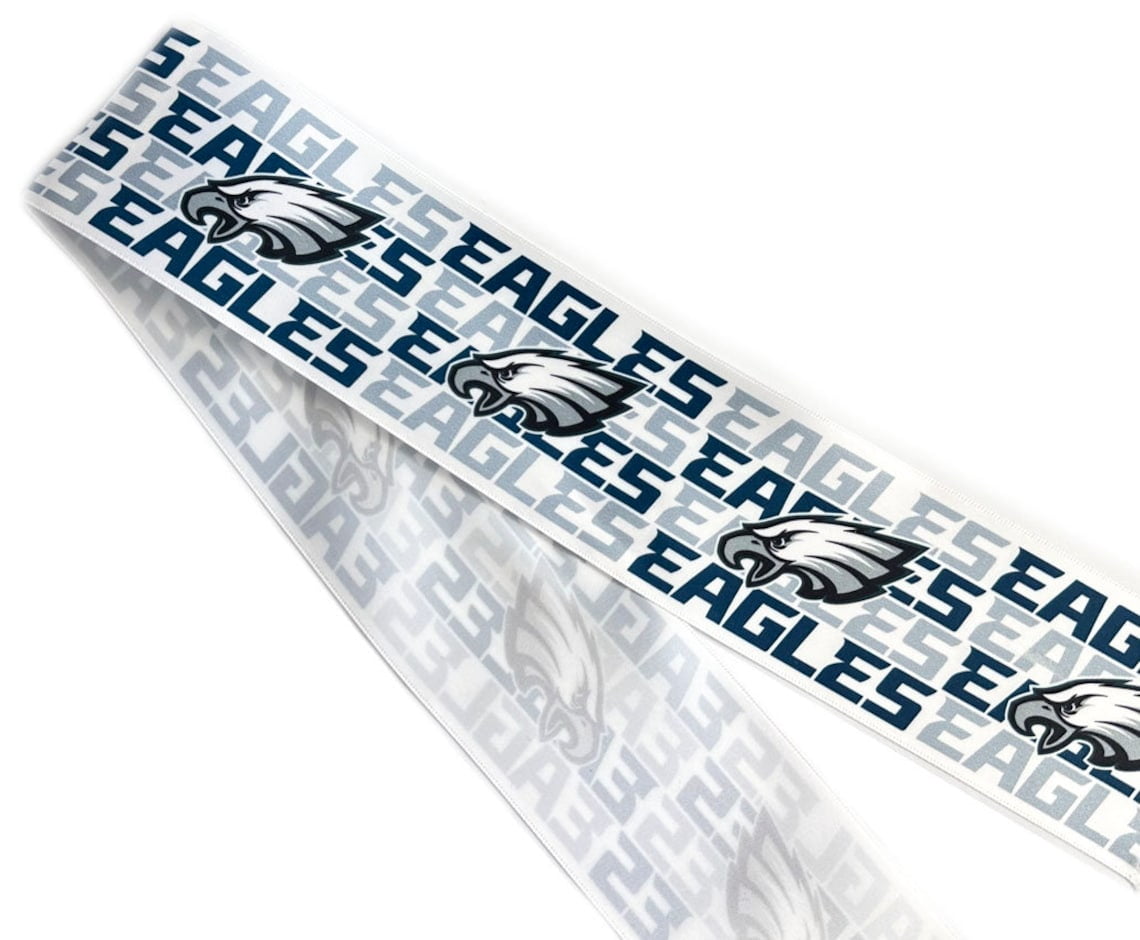 Eagles Printed Ribbon 2.5"-Inch Width, 15 Foot Spool
