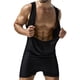thumbnail image 1 of pstuiky Camisetas sin mangas para hombre, Mono de fitness para hombre, para hacer ejercicio en casa, con tirantes y pantalones cortos Camisas de hombre m, 1 of 6
