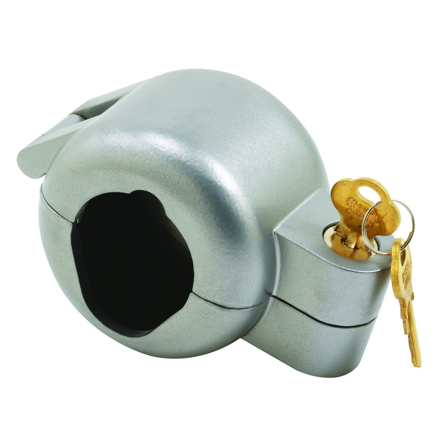 S 4180 Door Knob Lock-Out Device, Diecast Construction, Gray Painted Color,  Keyed Alike, This knob lock-out device is used to prevent access to.., By  