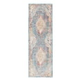 thumbnail image 3 of Unique Loom Brighton Collection Area Rug - Dumbo (2' 7" x 8' 2" Runner Blue/Beige), 3 of 7