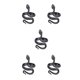 thumbnail image 2 of Anillo de moda Jumpingount en forma de animal negro, 2 of 6