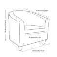 thumbnail image 3 of 1*Sofa Cover Suitable for Both Ends English Sofa Elastic Sofa Cover Washable Furniture Protective Cover Elastic Bottom Suitable for Children Sofa Cover, 3 of 4