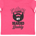 thumbnail image 4 of Inktastic I Love My Bearded Daddy Boys or Girls Toddler T-Shirt, 4 of 5