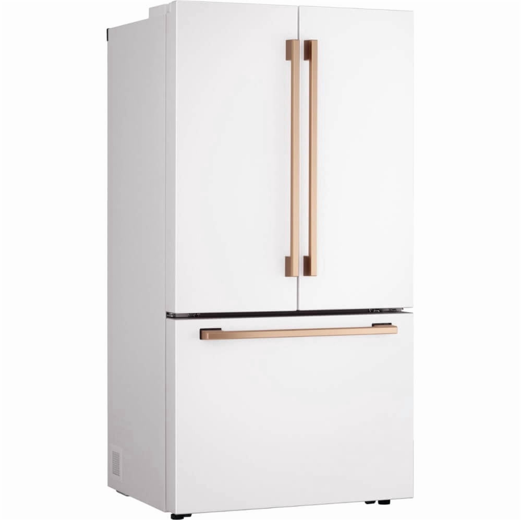 LG Studio SRFB27W3 26.5 Cu. Ft. White Counter-Depth 3-Door French Door Smart Refrigerator
