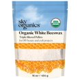 thumbnail image 1 of Pellets de cera de abejas Sky Organics, color blanco orgánico, 473 ml, 1 of 6