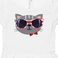 thumbnail image 4 of Inktastic 4th of July Girl Patriotic Cat Girls Baby Dress, 4 of 5