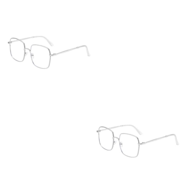 Sonducket Gafas para miopía de Metal antiazul, gafas cuadradas ligeras transparentes para ordenador, gafas para mujer, gafas de lectura para Type6 NO6
