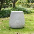thumbnail image 2 of Adeco  Indoor Outdoor Lightweight Concrete Side Table 17.4*15.3*15.3, 2 of 5