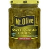 Mt. Olive Sweet Salad Cubes Pickles, 24 fl oz Jar