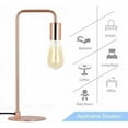 thumbnail image 4 of Set of 2 Industrial Desk Lamps Bedroom Nightstand Table Lamp Metal Edison Light, 4 of 7
