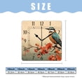 thumbnail image 2 of 16 Inch Wall Clock Battery Operated Square Clock Decorative for Office, Kitchen, Outdoor, Living Room，Vintage Bird Rose Butterfly Exquisite, 2 of 4