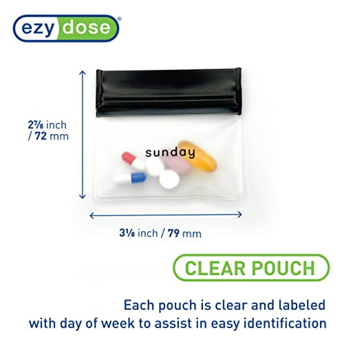 EZY DOSE Disposable Pill Pouches Walmart