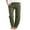 B Green, variant on DOKOTOO Womens Drawstring Elastic Waist Casual Pants Solid Color Trousers with Pockets