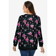 thumbnail image 2 of Woman Within Plus Size Printed Sweatshirt, 2 of 6