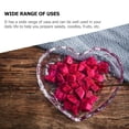 thumbnail image 3 of HLONK Tableware Heart Shaped Snack Plate Fruit Bowl 16X12.5CM Transparent, 3 of 6