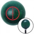 thumbnail image 1 of American Shifter  Red Transfer Case No.2 Green Metal Flake Shift Knob with M16 x 1.5 Insert Shifter, 1 of 1